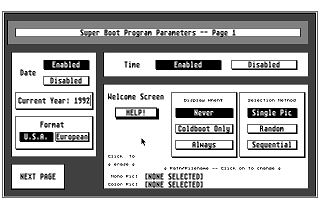 Super Boot atari screenshot